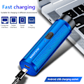Miniatyrbillede 4 af 5: Mini USB elektrisk barbermaskine Barbermaskine Bærbar Rotary ter Head Beard S Blue One Size