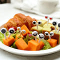 Pikkukuva 3 / 5: Lovely 10 kpl muovinen hedelmähammastikku Lovely Eye Cartoon Forks B Muticolor 10pcs