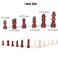 Miniatyrbilde 7 av 8: 32 stk sjakkstykker av tre komplette sjakkspillere internasjonale ord Brown 1in