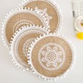 Pikkukuva 2 / 5: Ins Style Yksinkertainen käsin kudottu juuttialusmatto Retro puuvillaa B4