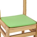 Miniatyrbillede 1 af 5: Pude Kontorstol Have Indendørs Spisning Sædepude Tie On Squar green 6Pcs