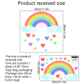 Miniatyrbillede 6 af 6: Rainbow Luminous Wall Stickers Glow The Dark Fluorescent Cloud A one size