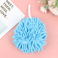 Miniatyrbillede 1 af 5: Håndklæde Køkkenhåndklæder Badeværelse Blødt plys Chenille Quick-Dr Blue onesize