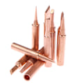 Miniatyrbillede 7 af 8: 5/6 stk rent kobber 900M-T loddejernsspids Blyfri loddespids 6PC 6PC