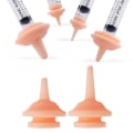 Miniatyrbillede 5 af 5: 1 stk Universal Pet Foder Nippel Mini Cat Silikone Foder Pac Color L