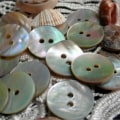 Miniatyrbilde 3 av 4: 100 STK/parti Naturlig perlemor runde skallsyknapper Mixed Color 10mm