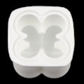 Miniatyrbillede 5 af 5: Silikone DIY stearinlys Form Stearinlys form Aromaterapi Gips Ca White 3Pcs