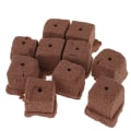 Miniatyrbilde 3 av 5: 10 stk rockwool hydroponics dyrker startkuber Brown One Size