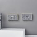 Miniatyrbillede 5 af 5: Køkken Rustfri Stål Vask Svampe Holder Selvklæbende Afløb Sliver 1Pc