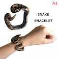 Miniatyrbild 1 av 8: Knepig Rolig Parodi Simulering Snake Toy Snake Armband Nyhet A1 one size