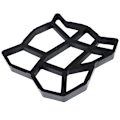 Miniatyrbillede 3 af 5: 3 Stk Path Maker Form Genanvendelig Beton Cement Stone Design Pave Black One Size