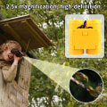 Miniatyrbilde 4 av 8: Teleskop Bærbar Kid Kikkert Sammenleggbar Utendørs Observasjon Også Yellow one size