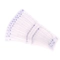 Miniatyrbilde 7 av 8: 12 stk Styles Øyenbryn Shaping Stencils Grooming Shaper Mal White onesize
