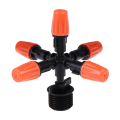 Miniatyrbild 2 av 5: 4st Trädgårdssprinkler Automatisk vattning gräsmatta 360° Roterande Sp Red 4pcs