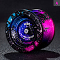 Miniatyrbillede 8 af 8: Metallegering Aluminium Yoyo Professional med 10 kugle kk lejer C one size