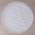 Miniatyrbillede 3 af 5: Runde non-stick silikone mesh bageforinger dampkoger D White A:28cm