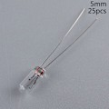 Miniatyrbillede 1 af 5: 25 STK 5 mm 4 mm 3 mm klar 12V minipære af hvede risløg Switchc 25Pcs 5MM
