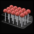 Miniatyrbilde 3 av 5: Cake Lolli Holder Akryl Display Stand 15 hulls godteriholder de Transparent