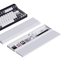 Miniatyrbillede 3 af 8: Keyboard Håndledsstøtte med Skrivebordsopdeling og Opbevaring White