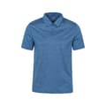 Mountain Warehouse Agra stribet poloshirt til mænd M blå Blue M