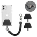 Mobiltelefon Lanyard Tether med Patch, Universal Smartphone Handledsrem, Inklusive 1 st Telefonkedja och 2 st Telefon Tether Tabs