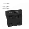 Miniatyrbillede 2 af 5: 13536384 USB Type-C Interface USB-stik til Cadillac XTS XT4 13529873 13520516 Black