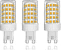 3-pack G9 LED-lampor 10W 86 lysdioder Varmvit 360° spridningsvinkel Ej dimbar