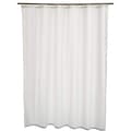 Duschdraperi i polyester, vitt duschdraperi, duschdraperi