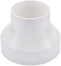 Kanaladapter, kanalreduktionsadapter til udsugningsventilator til ventilationskanal (200 mm til 150 mm)