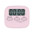 1-pack Digital Kökstimer Magnetisk Nedräkningstimer med Högt Alarm, Stora Siffror, Ställ, Hängande Hål för Matlagning, Dusch (Vit)