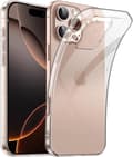 Transparent Silikonfodral för iPhone 16 Pro - Tunn, Klar