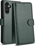 Samsung S24 Mobilskal - Läder Folio Flip Stötsäkert Skydd med Blockerande Kortfack Plånbok