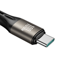 Miniatyrbillede 4 af 9: USB-C 100W Light-Speed ​​Series kabel 1,2m sort