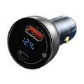 Miniatyrbillede 3 af 9: USB + USB-C 65W Quick Charge billader, gennemsigtig LCD-skærm