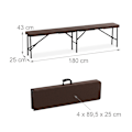 Miniatyrbild 4 av 8: Ölbänk set om 2 180 cm