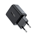 Miniatyrbild 3 av 6: GaN USB-C 30W PD QC 3.0 AFC FCP väggladdare svart