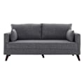 Miniatyrbillede 6 af 8: 2-Sæder Sofa Bella Sofa Til 2 Pr - Grå