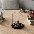 Miniatyrbillede 4 af 7: Dekorativt metaltilbehør Kos - Sort