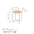 Miniatyrbillede 6 af 6: Sofabord Shb-005-A