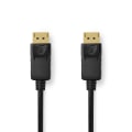 Pikkukuva 1 / 3: DisplayPort kaapeli | DisplayPort uros | DisplayPort uros | 8K@60Hz | Niklattu | 3.00 m | Pyöreä | PVC | Musta | Label