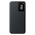 Miniatyrbillede 1 af 5: Originalt cover til Samsung Galaxy S24 kortlomme Smart View Wallet sort