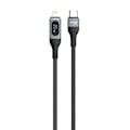 Pikkukuva 2 / 8: Kaapeli iPhonelle pikalataukseen USB-C - Lightning PD 20W 1m musta