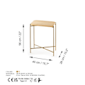 Miniatyrbillede 6 af 6: Sofabord Shb-003-A