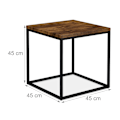 Miniatyrbillede 4 af 8: Sidebord i industriel stil