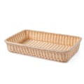 Miniatyrbillede 1 af 2: Rektangulær brødkurv i polyrattan - Hendi 561102