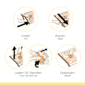 Miniatyrbild 2 av 2: Space Buddy - Vakuumförvaringspåsar - 7 st set + 2x 4 st set