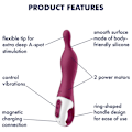 Pikkukuva 5 / 5: Satisfyer - Amazing 1 Aspot Vibrator Berry