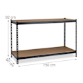 Miniatyrbillede 4 af 9: Sort arbejdsbord