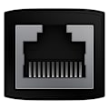 Miniatyrbillede 4 af 9: AirJoy LAN Ethernet RJ-45 netværkskabelstik, sort - SÆT med 2