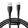 Miniatyrbillede 1 af 9: Starry Series USB-A - USB-C kabel 100W 1m sort